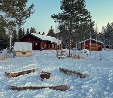 Balsfjord House | Cozy Timber Lodge With Sauna & Grill Hut