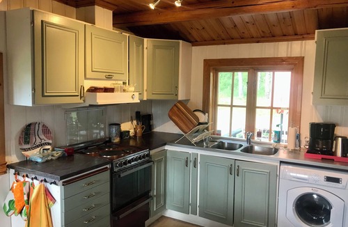 Stromstad Municipality Cabin | Cozy vacation home with fireplace and sauna on the Swedish west coast