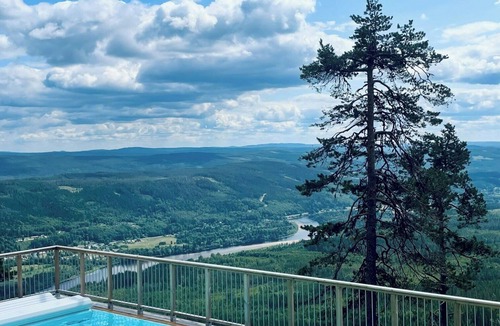 Syssleback House | Designer villa with infinity pool in Branäs nature