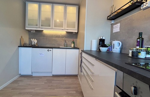 Raufoss Apartment | Elegant Apartment with 3 Bedrooms in the City Center