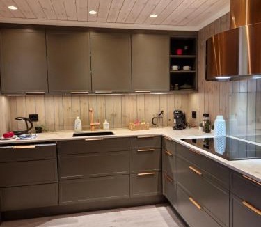 Kviteseid Apartment | Elegant Farm Stay with Sauna & Private Beach