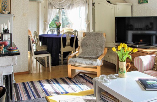 Hastveda House | Enjoy a beautiful view of the countryside in this authentic vacation home.