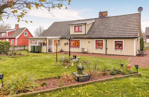 Broby House | Experience the beautiful Helgeå River during a vacation in this vacation home.