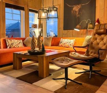 Rauland House | Family Cabin With Terraces And Mountain Views