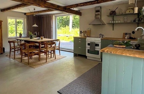 Andrarum House | Family cottage with sauna by the forest in Skåne