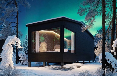 Rovaniemi Cabin | Family-Friendly Cabin | Kitchen | Glass Roof