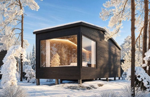 Rovaniemi Cabin | Family-Friendly Cabin | Kitchen | Glass Roof