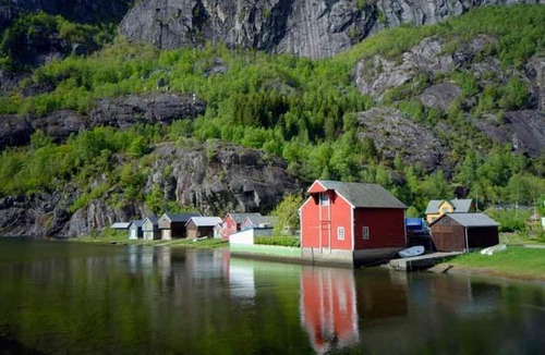 Fjæra Apartment | Fjæra, nice apartment, with boat, near skicenter
