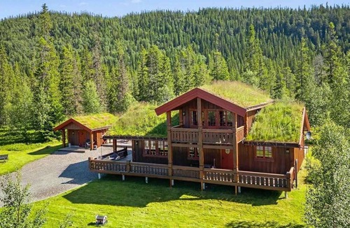 Storen Cabin | Flott hytte ved innsjø – 1 time fra Trondheim | 8 gjester | Kjæledyr tillatt