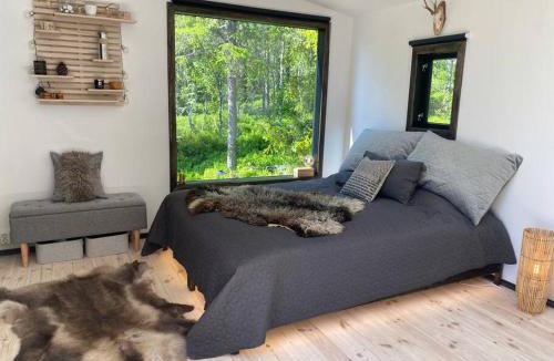 Torsby Municipality House | Forest cabin with stunning mountain view & Sauna
