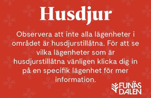 Funasdalen Apartment | Funäs Fjällby Funäsdalen