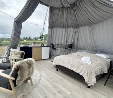 Andoy Other | Glass domes at Arctic Ocean Lodge