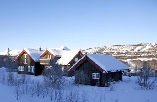 Beitostolen House | Grand Log Cabin With Fireplace And 12-14 Beds