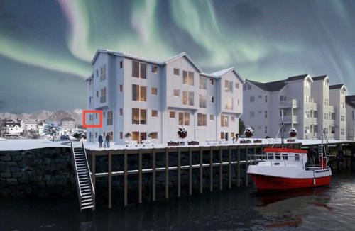 Henningsvaer Apartment | Helt NY Leilighet med Havet som Nabo