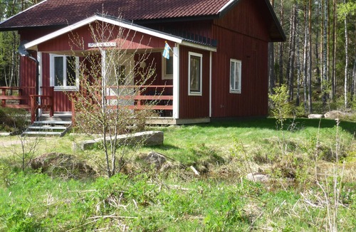 Vimmerby Municipality House | Holiday home in the woods included Rowing boat - lake with jetty