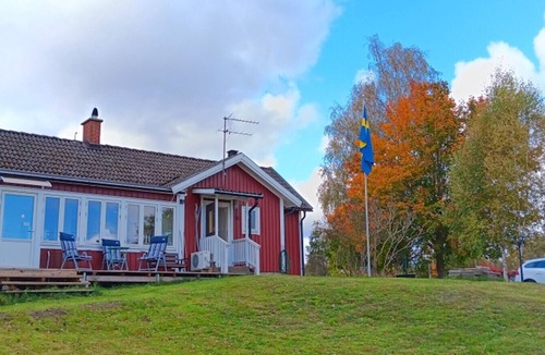 Holmsjo Ski Chalet | Holiday home with panoramic views over the lake and private boat