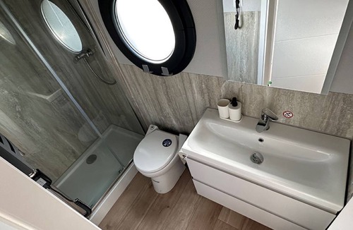 Lundby Boat Rental | Houseboat GREBBESTAD with roof terrace in the heart of Gothenburg