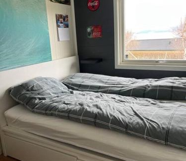 Hundhammeren Apartment | Hyggelig rom med kjøleskap og mikro samt eget bad og toalett, Nydelig utsikt over sjøen og kun 15 minutter fra Trondheim