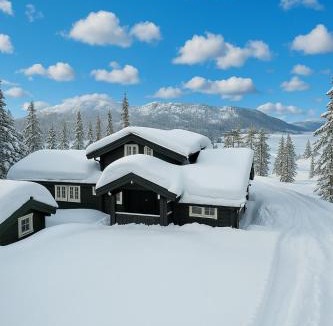 Hjartdal House | Kilodden, Lakeside Mountain Cabin with Stunning Views