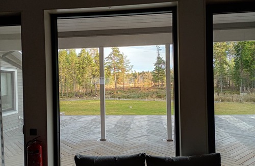 Vislanda House | Large vacation home by the lake, southern Sweden, dock, boat, pool