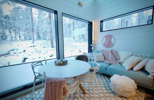 Sirkka Cabin | Levi Glass Roof Lodge | Luxury Aurora Igloo Experience