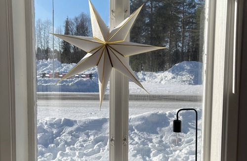 Slagnas House | Lodge with lake view and Northern Lights. Close to hiking trails.