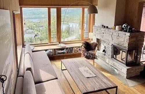 Atra House | Lodge with views of Gaustatoppen mountain