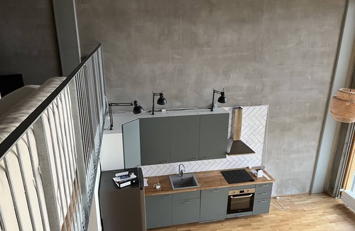 Kaakkoinen District Apartment | Loft with a sea view