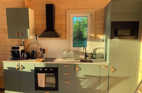 Ludvigsborg Cabin | Log cabin with hot tub and views