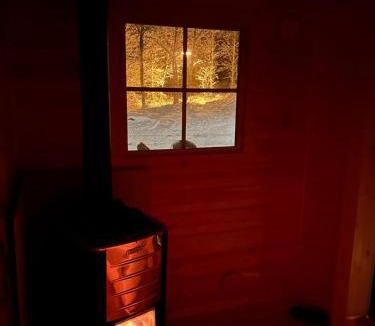 Ryd House | Log Cabin with hot-tub & Sauna, secluded location