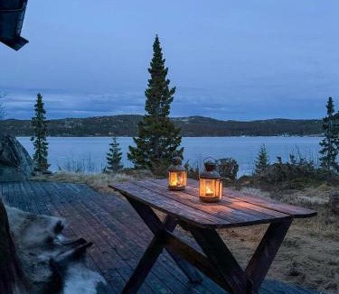 Sor-Aurdal House | Log Cabin With Private Waterfront And Views