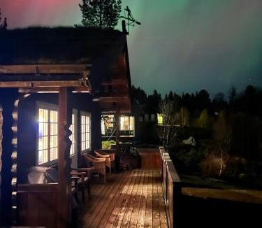 Rauland House | Log Cabin With Turf Roof Near Rauland
