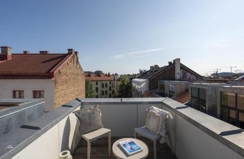 Grunerlokka Apartment | Løkka Suites I Penthouse with Private Rooftop I 2 Bedrooms & 1 Bathroom