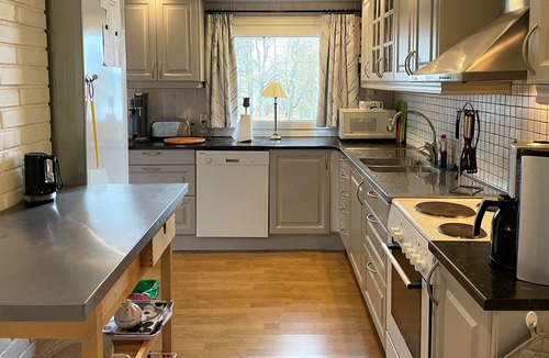 Lagan House | Lovely holiday home with a panoramic view of lake Flåren near Lagan | SE06042