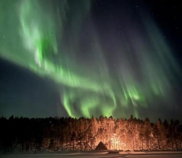 Inari Villa | Lumi Hill Lodge - Northern Lights