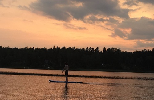 Nissafors House | Luxury cottage/ski chalet directly to lake, sandy beach & forest