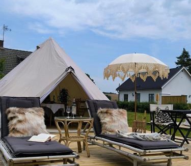 Sjorup Other | Luxury Tent with Restroom and shower, close to the Beach