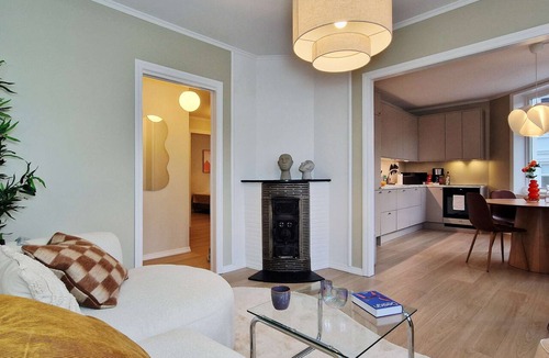 Bergenhus Condo | Modern 3 Bedroom, 2 King Beds, Near Bryggen