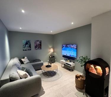 Lorenskog Apartment | Modern 3BR Apartment Near Oslo Center Free Parking