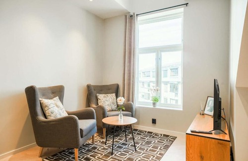 Gjovik Apartment | Modern apartment in center 301 for 2 guests