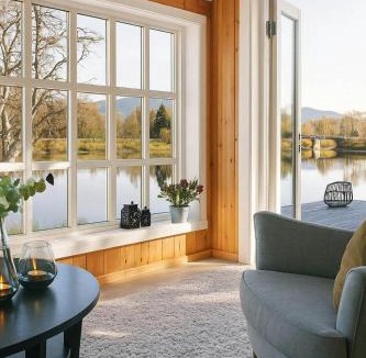 Stor-Elvdal House | Modern Cottage With River Frontage Near Opphus