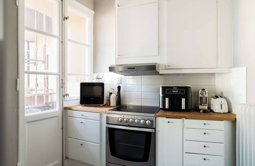 Ostermalm Apartment | Modern Karlaplan Apartment with Private Balcony