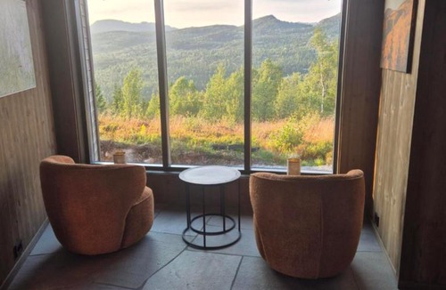 Kroderen House | Modern mountain cabin with panorama view- Beds made up and ready and final washing included