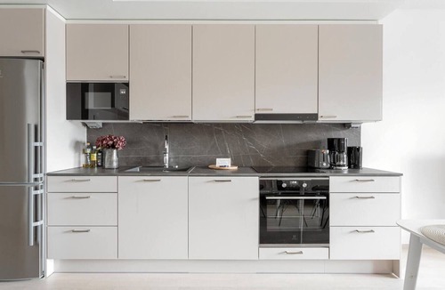 Tampere Condo | Modern studio with own glazed balcony for 3 people