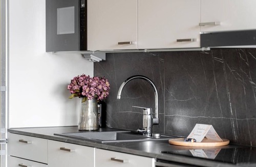 Tampere Condo | Modern studio with own glazed balcony for 3 people