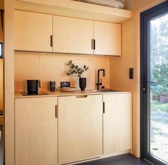 Blaker House | Modern Tiny House with wood stove, Nature Escape near Oslo