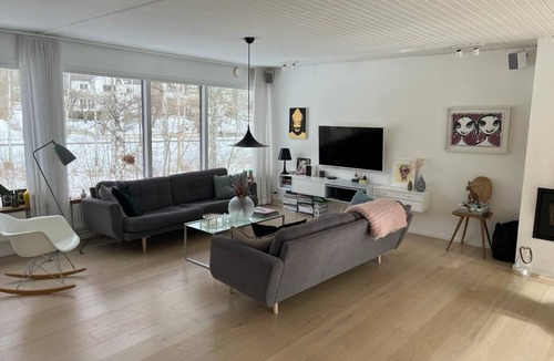 Saltsjo-Duvnas Villa | Modern villa with spa bath near Stockholm city, swimming and nature