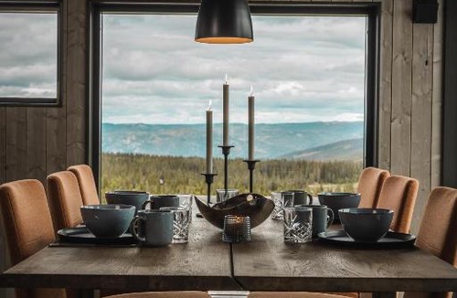 Vikberget House | Moderne hytte, tett på naturen