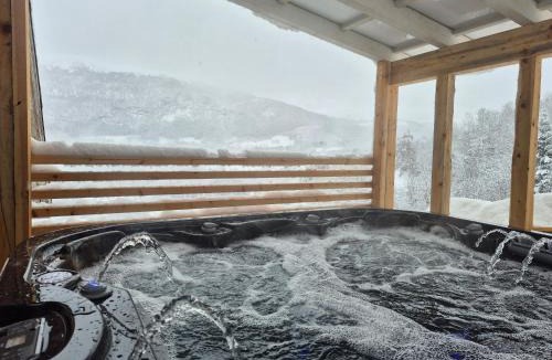 Luster Apartment | Molden Sky - takterrasse med egen jacuzzi!