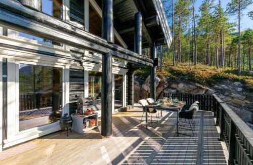 Kviteseid Resort | Moose Lodge 6p With Sauna Water View